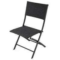 Садовый стул Hydro-S Panama Металл / Пластик / Черный Черный