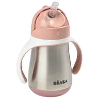 Кружка Beaba 3565  Для девочек / 8+ месяцев / Розовый