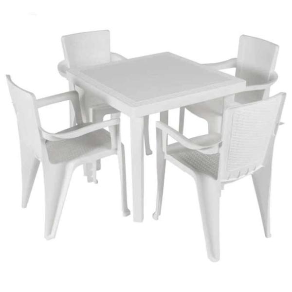 Scaun de grădină Hydro-S Infinity Plastic / Plastic / White White photo 4