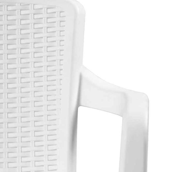 Scaun de grădină Hydro-S Infinity Plastic / Plastic / White White photo 5