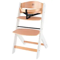 Стульчик для кормления KinderKraft Enock (KKKENOCWHT0000) / 6 месяцев / Натуральное дерево 