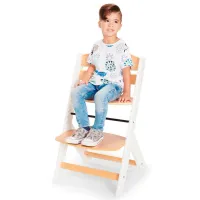 Стульчик для кормления KinderKraft Enock (KKKENOCWHT0000) / 6 месяцев / Натуральное дерево photo 7