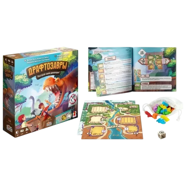Joc de masă GaGa Games Draftosaurs 6+/ Strategie photo 1