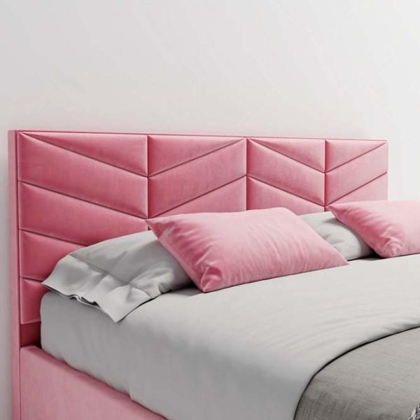 Кровать My-Style my-Sofi 160 x 200 см / Фанера / Розовый photo 2