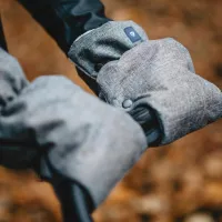 Mănuși pentru cărucior Zaffiro Plush Pluș / Grey photo 2