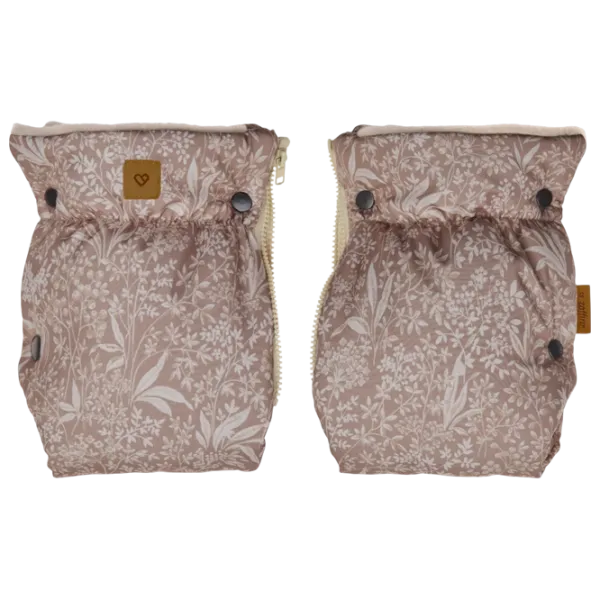 Mănuși pentru cărucior Zaffiro Wool Premium Flis / Camel photo 2