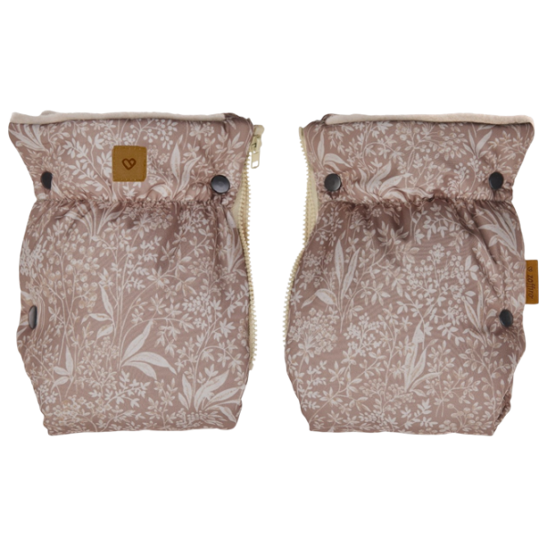 Mănuși pentru cărucior Zaffiro Wool Premium Flis / Camel photo 2