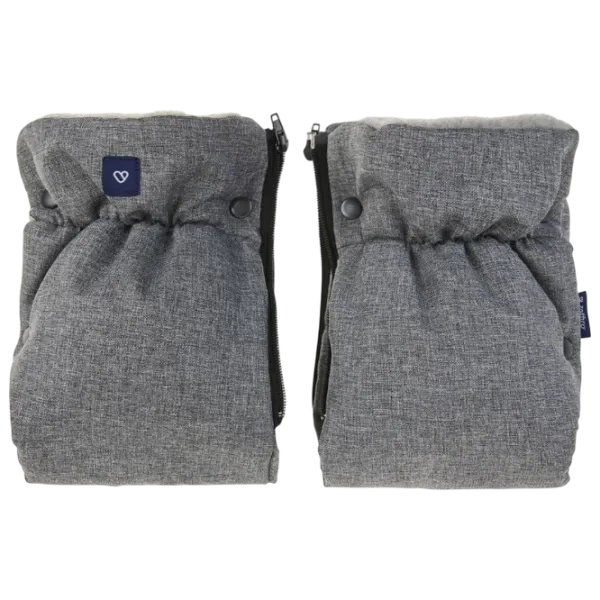 Рукавицы для коляски Zaffiro Wool Premium Шерсть / Grey photo 2