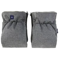Рукавицы для коляски Zaffiro Wool Premium Шерсть / Grey photo 2
