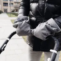 Рукавицы для коляски Zaffiro Wool Premium Шерсть / Grey photo 3