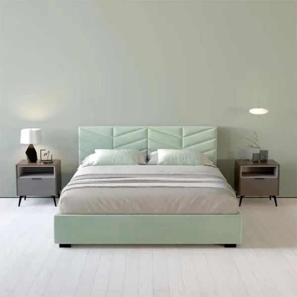 Кровать My-Style my-Sofi 200 x 200 см / Фанера / Салатовый  photo 7