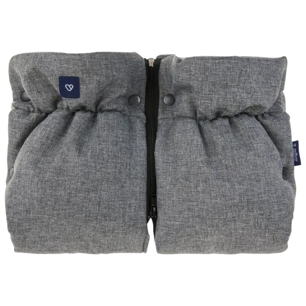 Рукавицы для коляски Zaffiro Wool Premium Шерсть / Серый photo 1