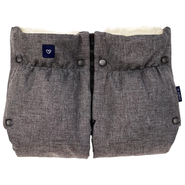 Mănuși pentru cărucior Zaffiro Wool  Lână / Gray photo 1