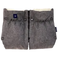 Mănuși pentru cărucior Zaffiro Wool  Lână / Gray