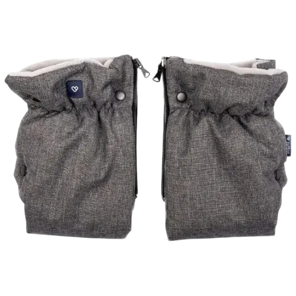 Mănuși pentru cărucior Zaffiro Wool  Lână / Gray photo 2