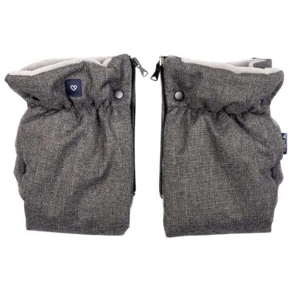 Mănuși pentru cărucior Zaffiro Wool  Lână / Gray photo 2