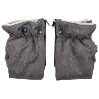 Mănuși pentru cărucior Zaffiro Wool Lână / Gray photo 2