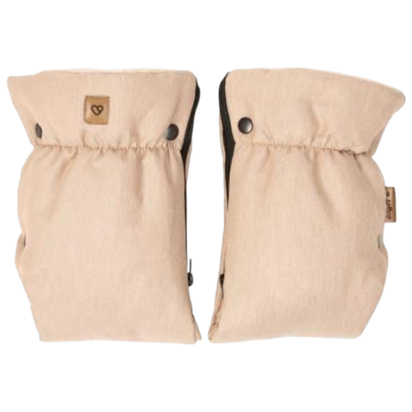 Mănuși pentru cărucior Zaffiro Wool Premium Flis / Beige photo 2