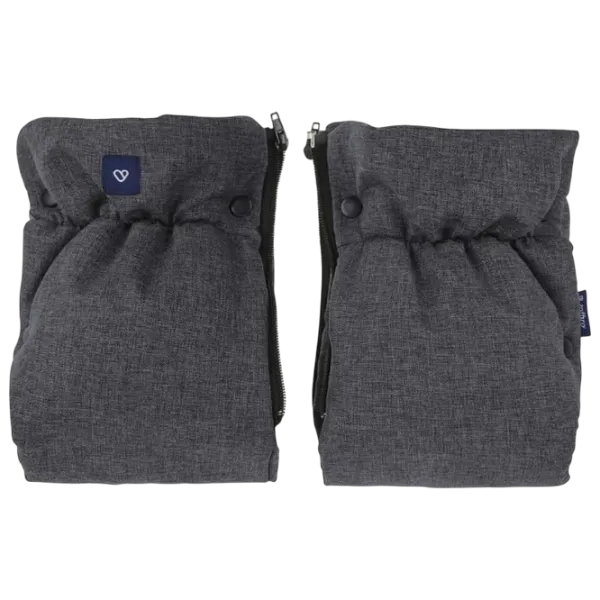 Mănuși pentru cărucior Zaffiro Wool Premium Lână / Graphite photo 2