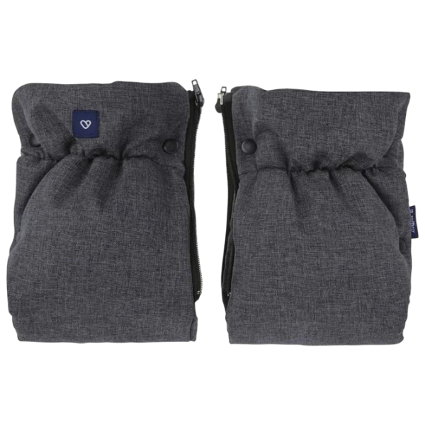 Mănuși pentru cărucior Zaffiro Wool Premium Lână / Graphite photo 2