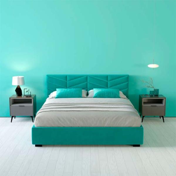 Кровать My-Style my-Sofi 120 x 200 см / Фанера / Бирюзовый photo 7