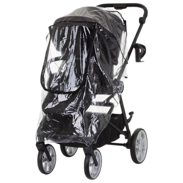Husă de ploaie Chipolino DKK023UNIVER PVC / Black photo 1