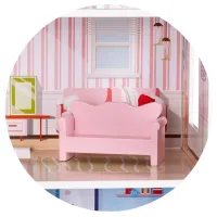 Căsuță pentru păpuși Chipolino DIWH02408631 model / 3+ photo 6