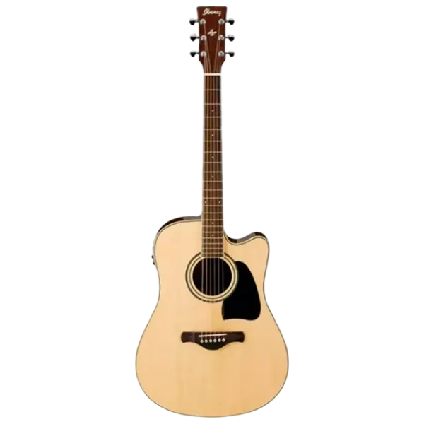 Chitară electro-acustică Ibanez AW100CE 4/4, Dreadnought, Natural photo 1
