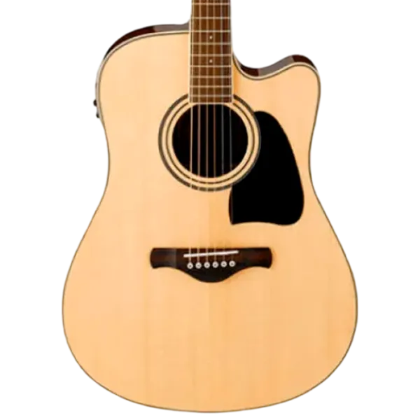 Chitară electro-acustică Ibanez AW100CE 4/4, Dreadnought, Natural photo 2