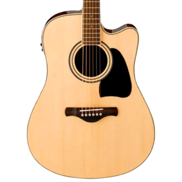Chitară electro-acustică Ibanez AW100CE 4/4, Dreadnought, Natural photo 2