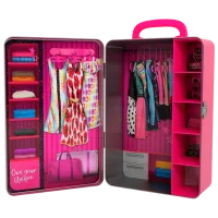 Mobilier pentru păpușă Barbie Fashionable Wardrobe BBDS6B Dulap / 3+ photo 2
