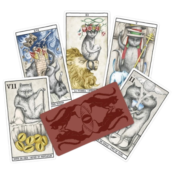 Joc de masă Fournier Tarot Cats by Ana Juan 18+/ Cărți de tarot photo 2