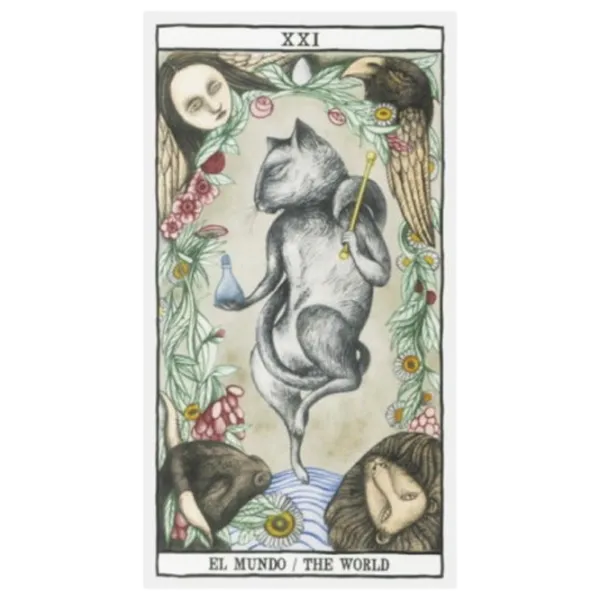 Joc de masă Fournier Tarot Cats by Ana Juan 18+/ Cărți de tarot photo 5