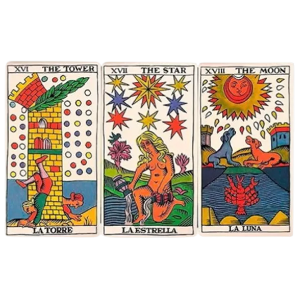 Joc de masă Fournier La Estrella: Spanish Tarot 18+/ Cărți de tarot photo 2