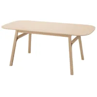 Set masă și scaune Ikea Voxlov Dreptunghiulară / Bambus / Bamboo photo 2