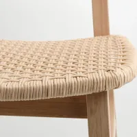 Set masă și scaune Ikea Voxlov Dreptunghiulară / Bambus / Bamboo photo 4