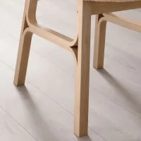 Set masă și scaune Ikea Voxlov Dreptunghiulară / Bambus / Bamboo photo 5