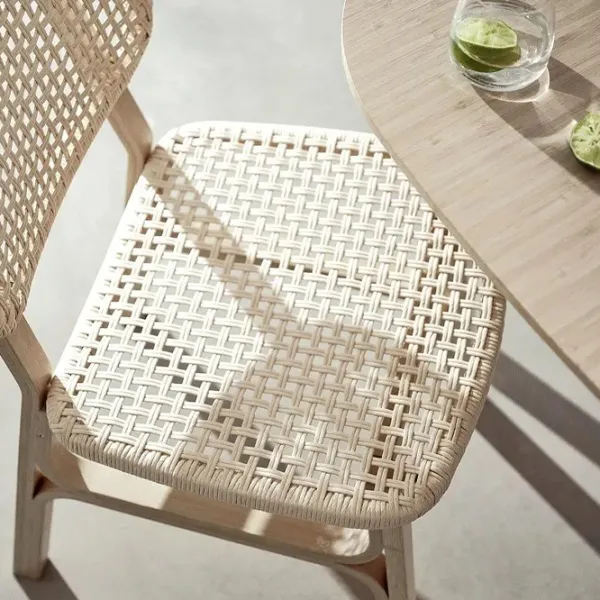 Set masă și scaune Ikea Voxlov Dreptunghiulară / Bambus / Bamboo photo 9