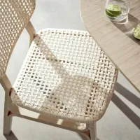 Set masă și scaune Ikea Voxlov Dreptunghiulară / Bambus / Bamboo photo 9