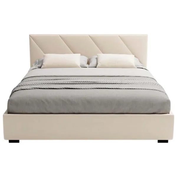 Кровать My-Style my-Roxy 200 x 200 см / Фанера / Кремовый photo 3