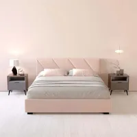 Кровать My-Style my-Roxy 160 x 200 см / Фанера / Светло-розовый photo 6