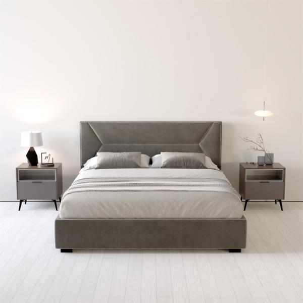 Кровать My-Style my-Niki 200 x 200 см / Фанера / Тёмно-серый photo 4