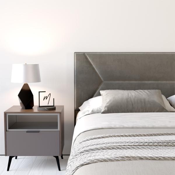 Кровать My-Style my-Niki 200 x 200 см / Фанера / Тёмно-серый photo 5