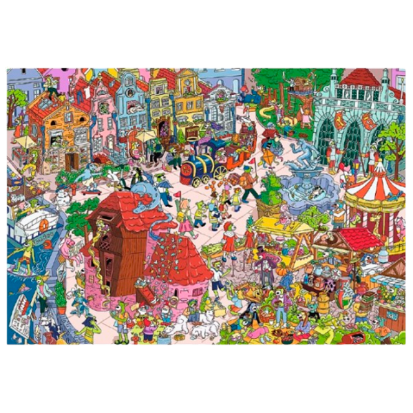 Puzzle Trefl Spy Guy Lost Items: Europe 9+/ Numărul de piese: 500 photo 1