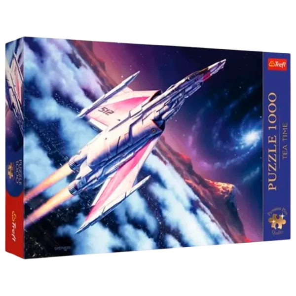 Puzzle Trefl Flight into outer space 9+/ Numărul de piese: 1000 photo 1