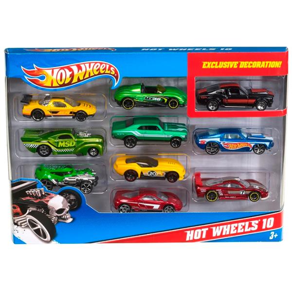 Комплект машин Mattel Hot Wheels 54886  / / Черный Разноцветный photo 6