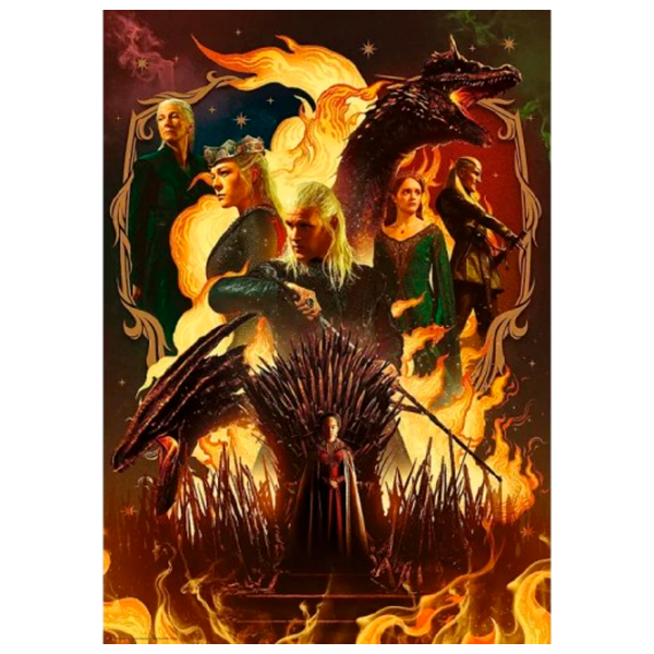 Puzzle Trefl House of the Dragon 9+/ Количество деталей: 1000 photo 1