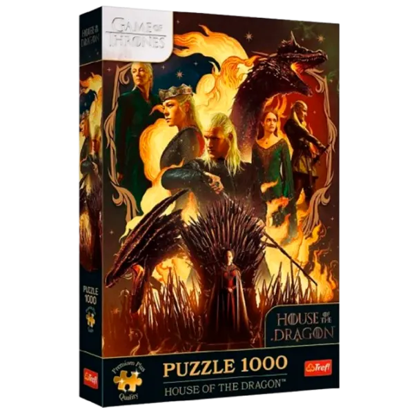 Puzzle Trefl House of the Dragon 9+/ Количество деталей: 1000 photo 2