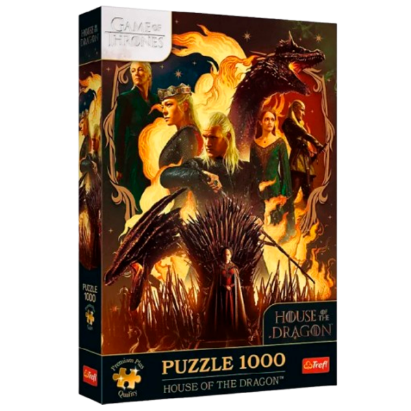Puzzle Trefl House of the Dragon 9+/ Количество деталей: 1000 photo 2