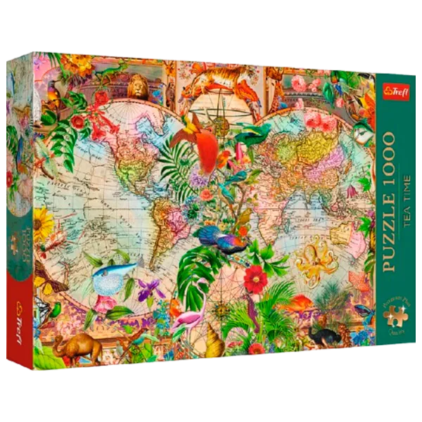 Puzzle Trefl The Ancient World Map 9+/ Numărul de piese: 1000 photo 1